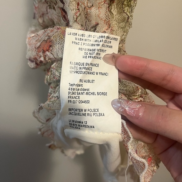 Jacqueline Riu Multicolor Textured Blouse - Picture 5 of 5